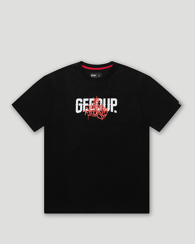 Geedup/PFK Graph T-Shirt Black/Red
