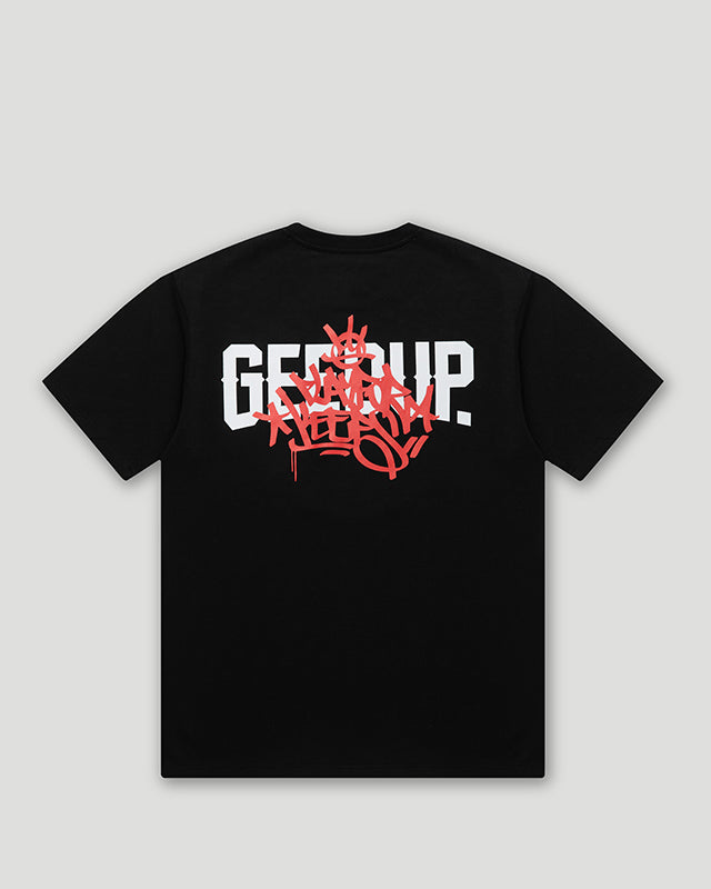 Geedup/PFK Graph T-Shirt Black/Red