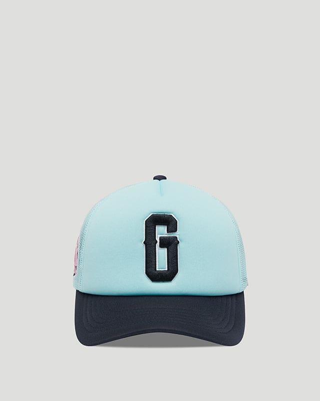 G Trucker Hat Sky Blue/Navy