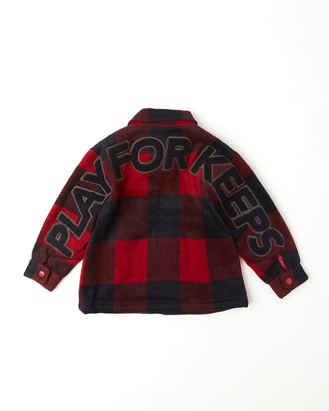 PFK Flannel Jacket Red/Navy