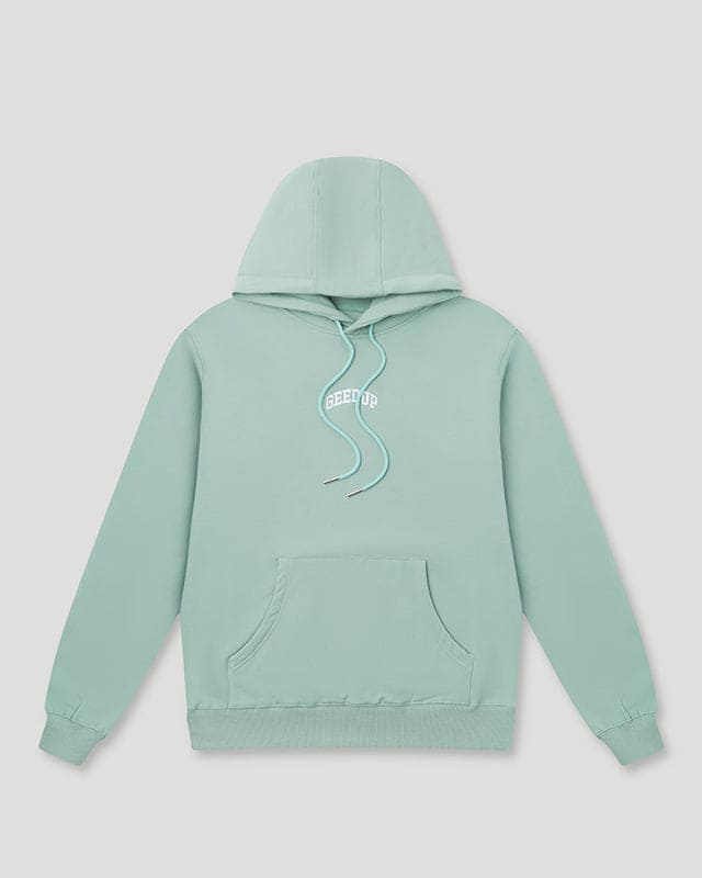 Micro Team Logo Hoodie Pistachio