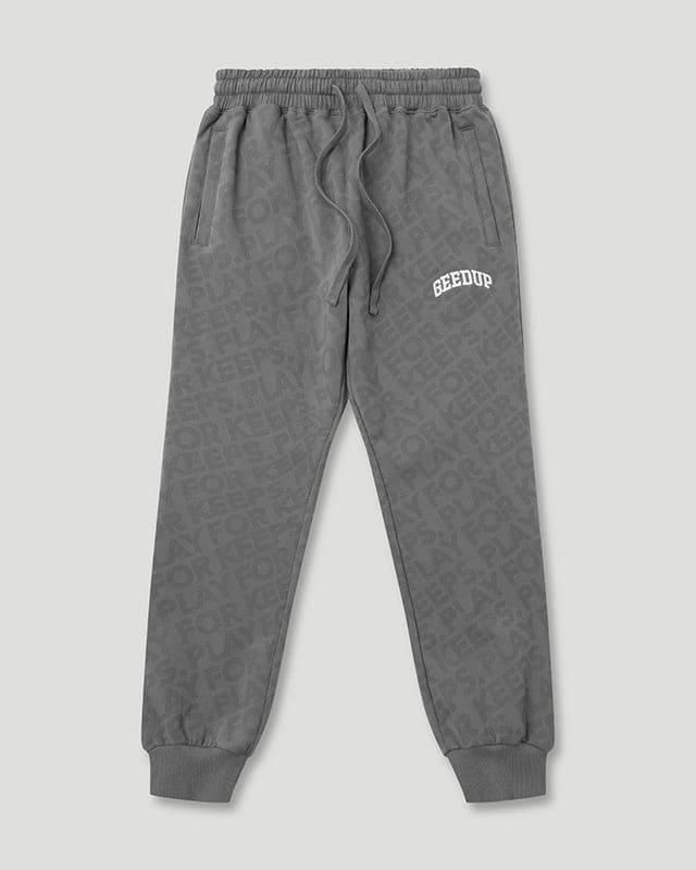 Micro Team Logo Trackpants Grey