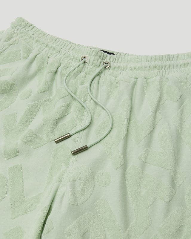 PFK Monogram Shorts Pistachio