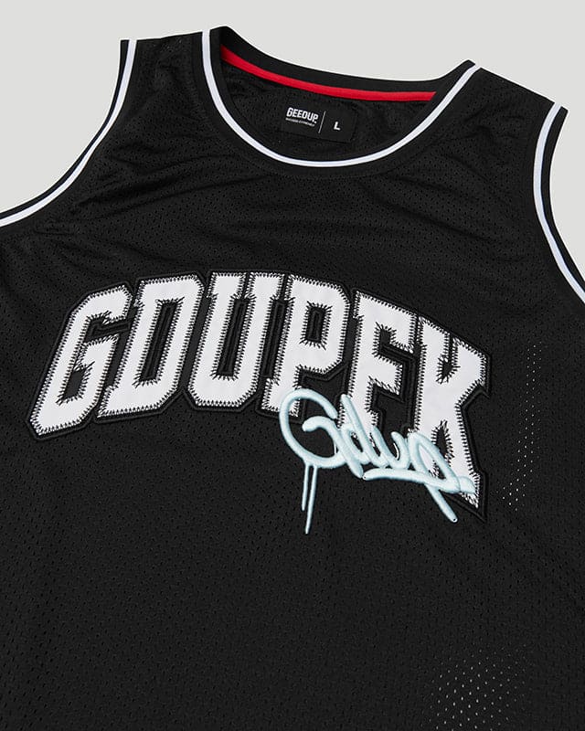 GDUPFK Basketball Jersey Black/Blue