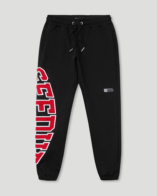 Team Logo Trackpants Black/Red/Grey