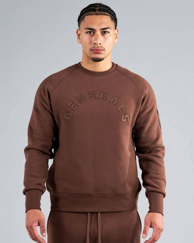 Generals Classic Fit Crewneck Chestnut