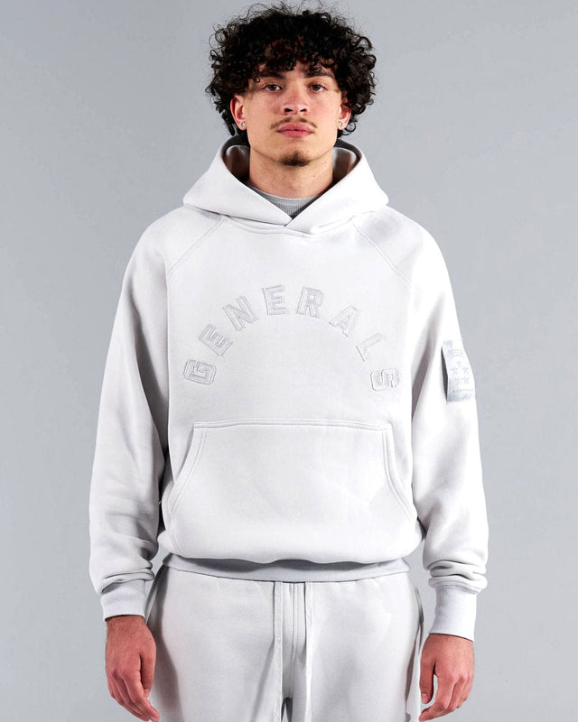 Generals Classic Fit Raglan Hoodie Nimbus Cloud