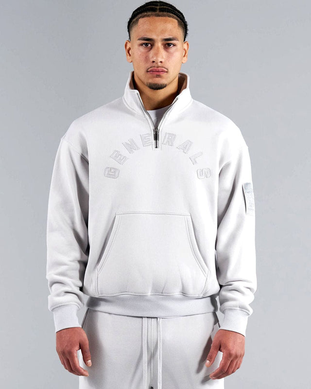 Generals Oversized Qtr Zip Nimbus Cloud