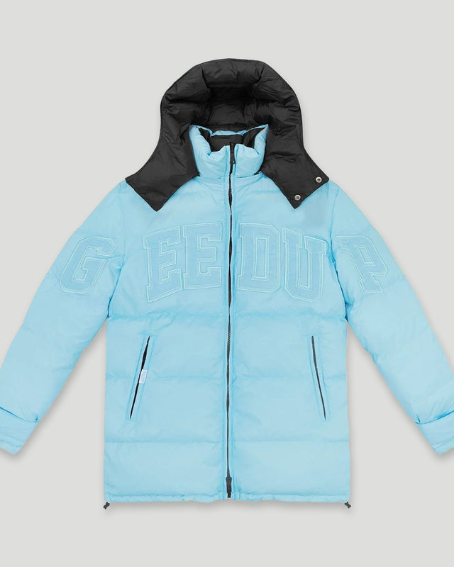 Team Logo Reversible Duck Down Jacket Baby Blue/Black