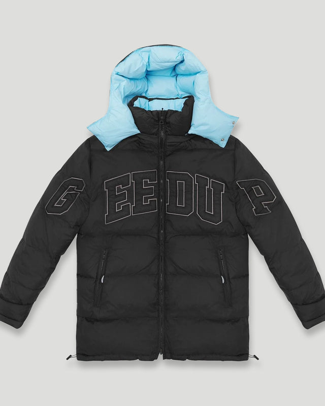 Team Logo Reversible Duck Down Jacket Baby Blue/Black