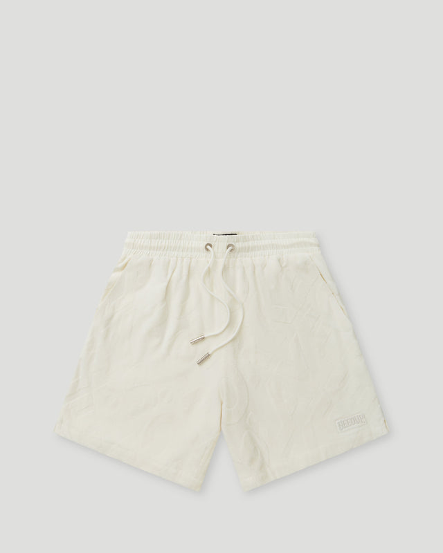 PFK Monogram Shorts Cream 