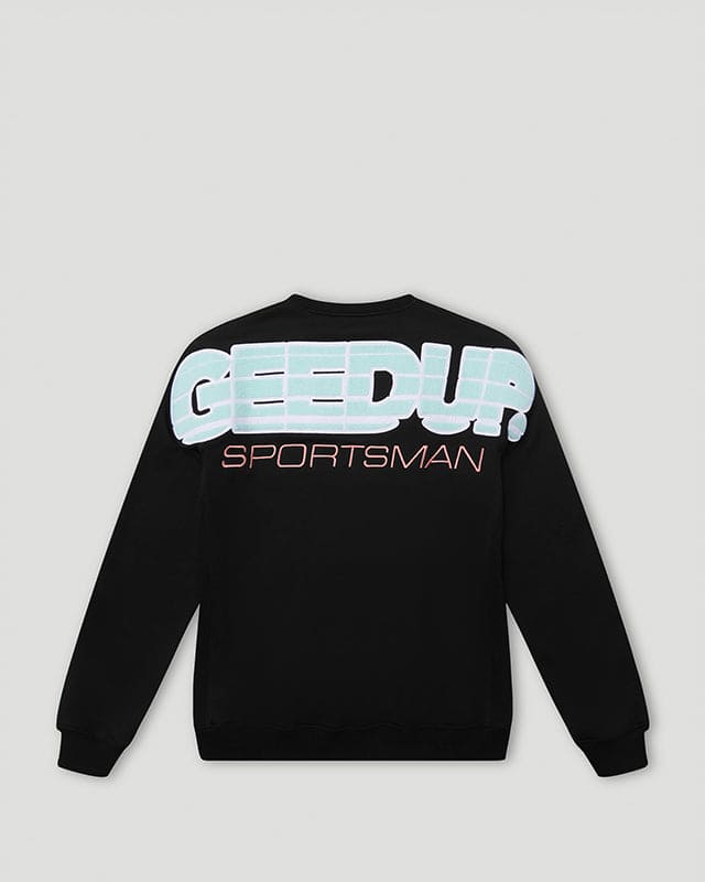 Geedup Sportman Crewneck Black/Teal/Red