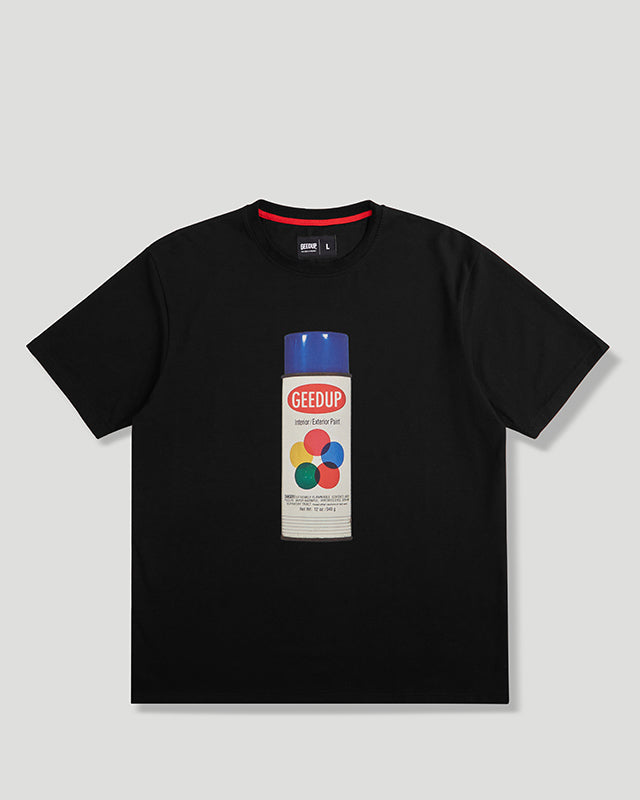 Geedup Spray Can T-Shirt Black